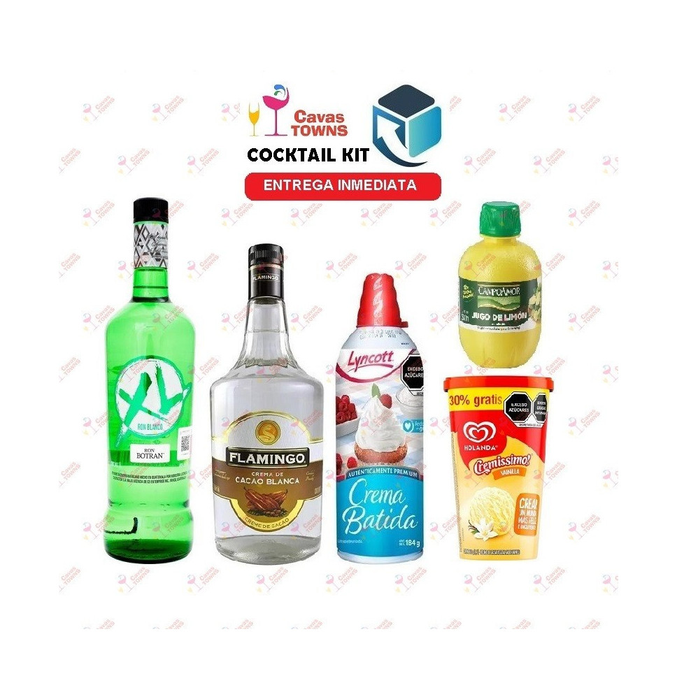 Ron Botran Cocktail Kit Blood Clot - 1 Receta Recipe - Cavas Towns