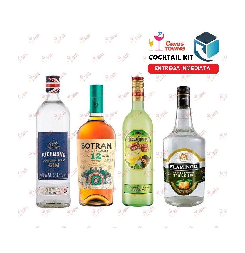 Ron Botran Cocktail Kit Caribbean Iced Tea Receta Recipe - Cavas Towns