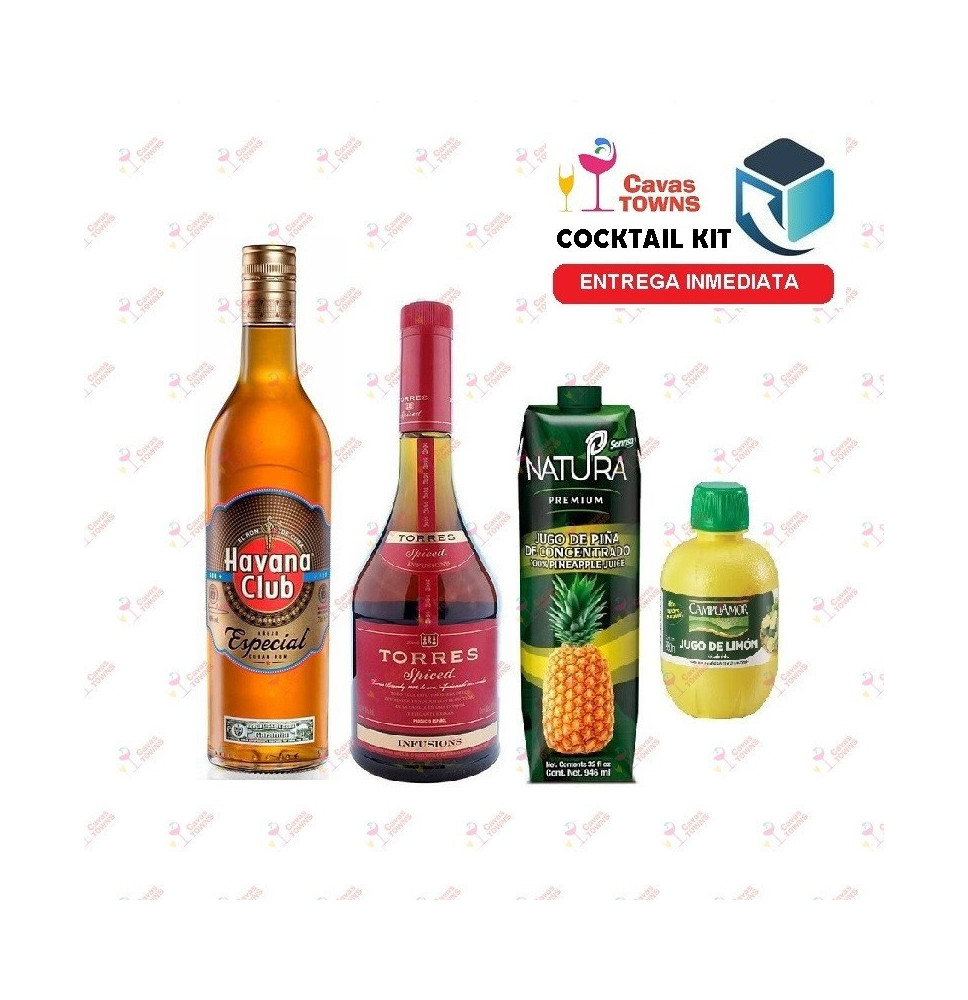 Ron Havana Club Cocktail Kit Barbados Sunrise - 2 Receta Recipe - Cavas Towns Ron Havana Club Cocktail Kit Barbados Sunrise - 2 Receta Recipe - Cavas Towns