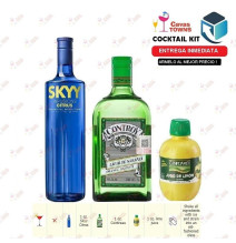 Vodka Skyy Cocktail Kit Citrus Kamikaze Receta Recipe - Cavas Towns