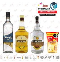Ron Flor de Caña Cocktail Kit Banana Boat Receta Recipe - Cavas Towns
