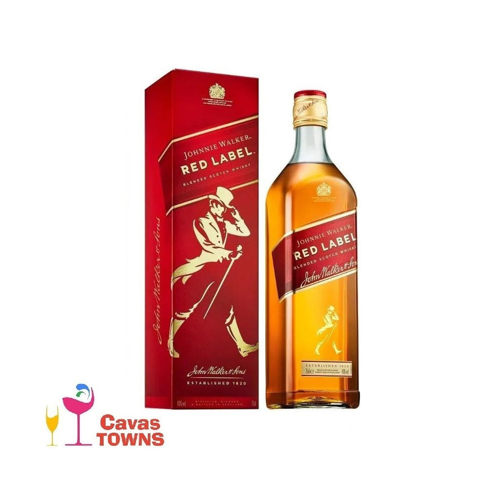 Whisky Johnnie Walker Red Label 700 ml - Cavas Towns Whisky Johnnie Walker Red Label 700 ml - Cavas Towns