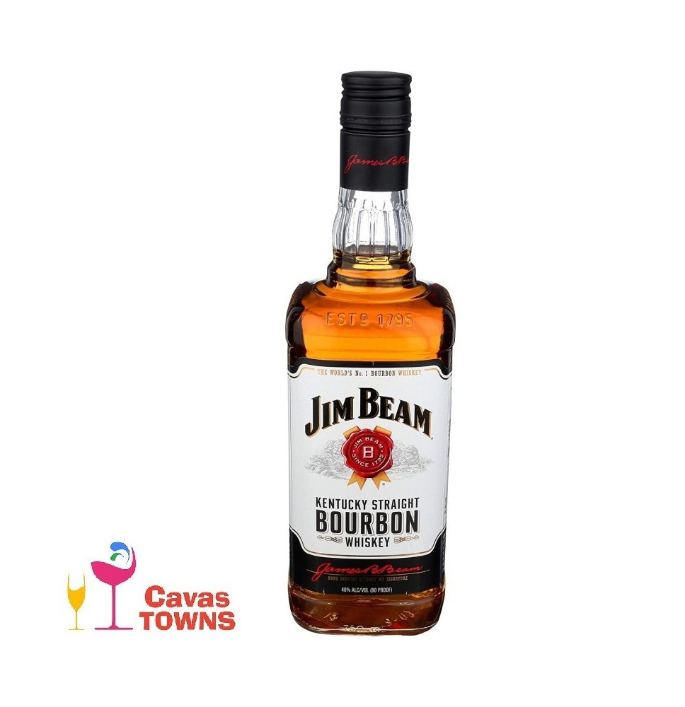 Whiskey Jim Beam Bourbon 750 ml - Cavas Towns