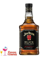 Whiskey Jim Beam Black - 750 ml - Cavas Towns