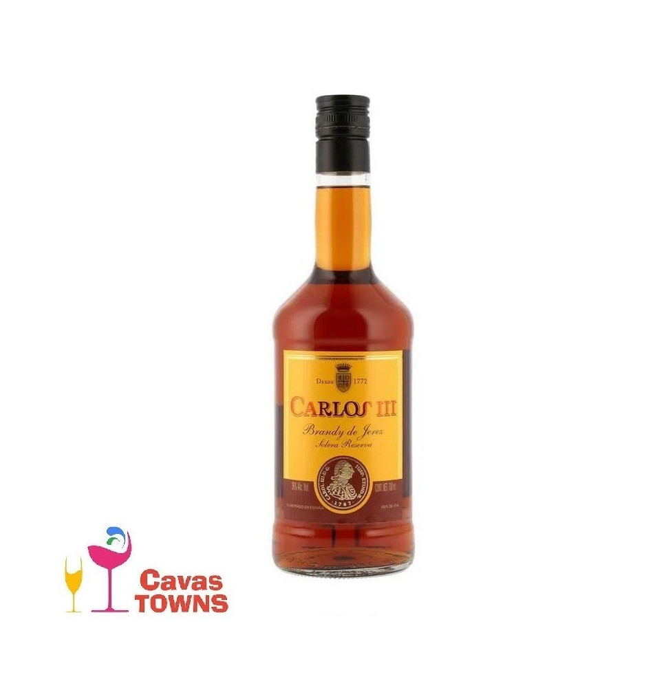 Brandy Carlos III 700 ml - Cavas Towns