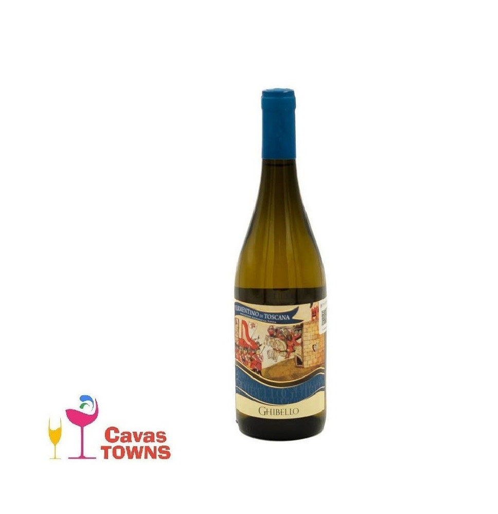 Vino Blanco Ghibello Uggiano Vermentino 750 ml - Cavas Towns Vino Blanco Ghibello Uggiano Vermentino 750 ml - Cavas Towns