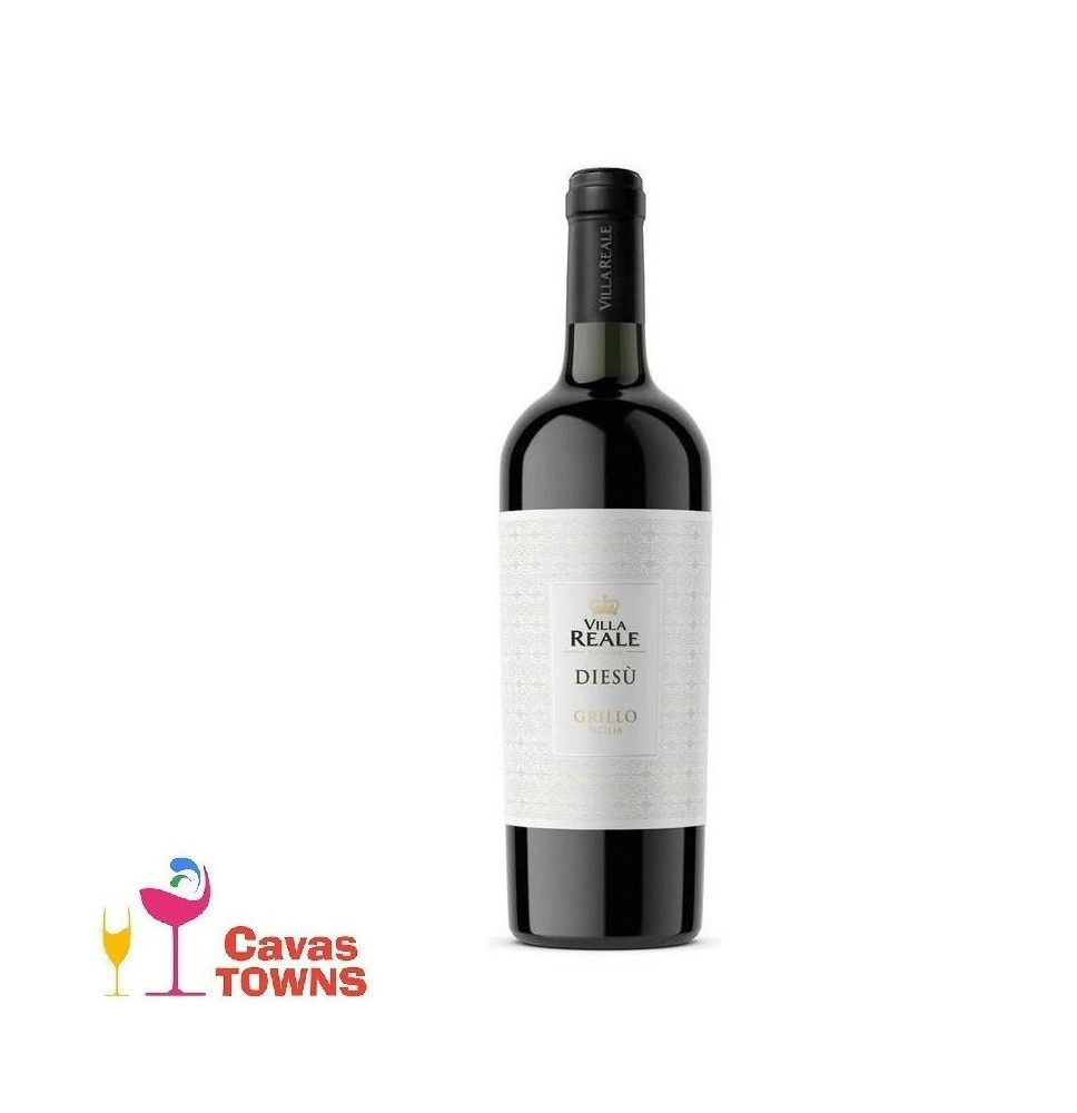 Vino Blanco Italiano Sicilia Diesu Villa Reale Grillo 750 ml - Cavas Towns Vino Blanco Italiano Sicilia Diesu Villa Reale Grillo 750 ml - Cavas Towns