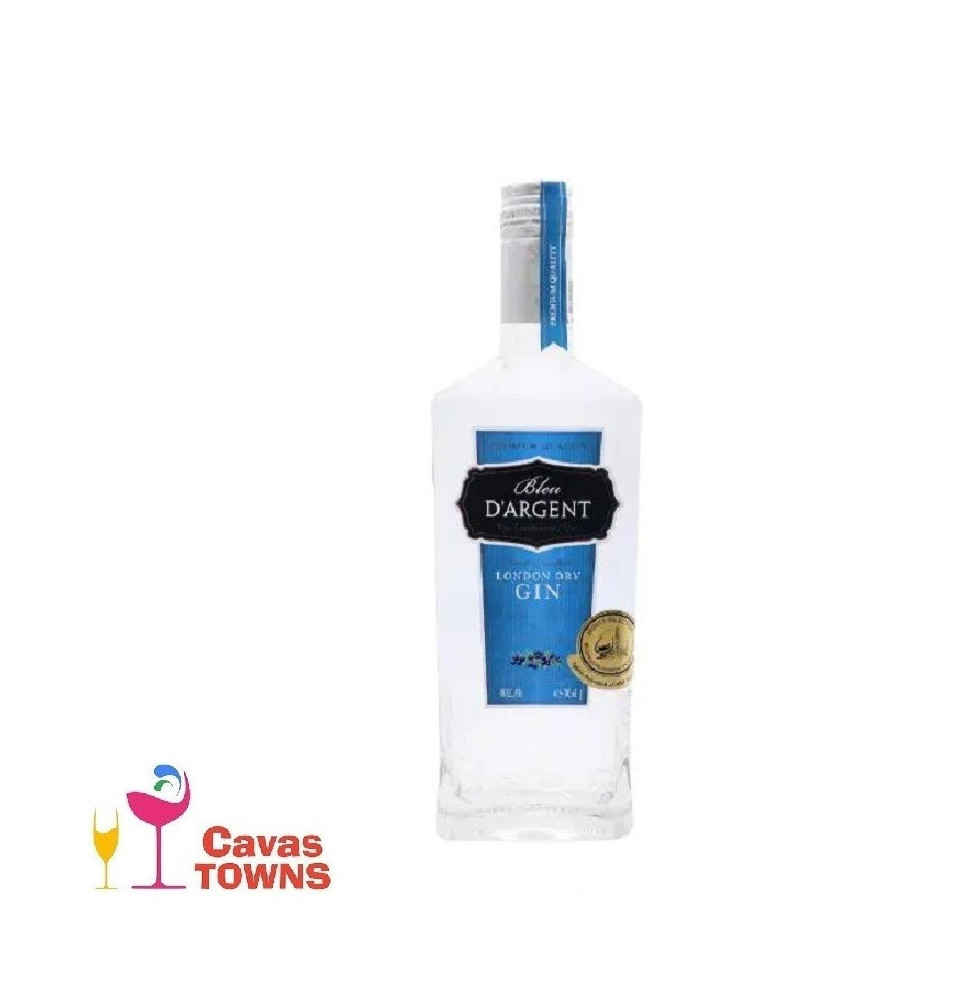 Ginebra Bleu D Argent London Dry Gin 700 ml - Cavas Towns Ginebra Bleu D Argent London Dry Gin 700 ml - Cavas Towns