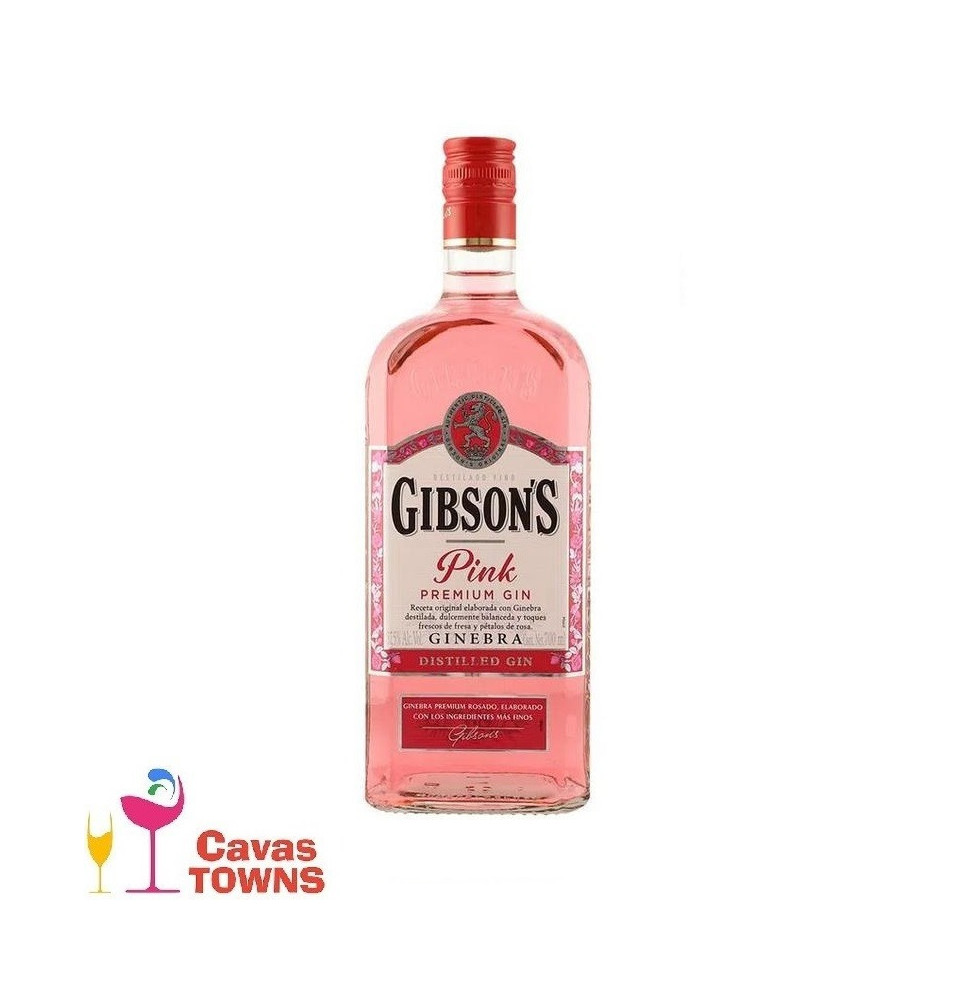 Ginebra Gibsons Pink 700 ml - Cavas Towns