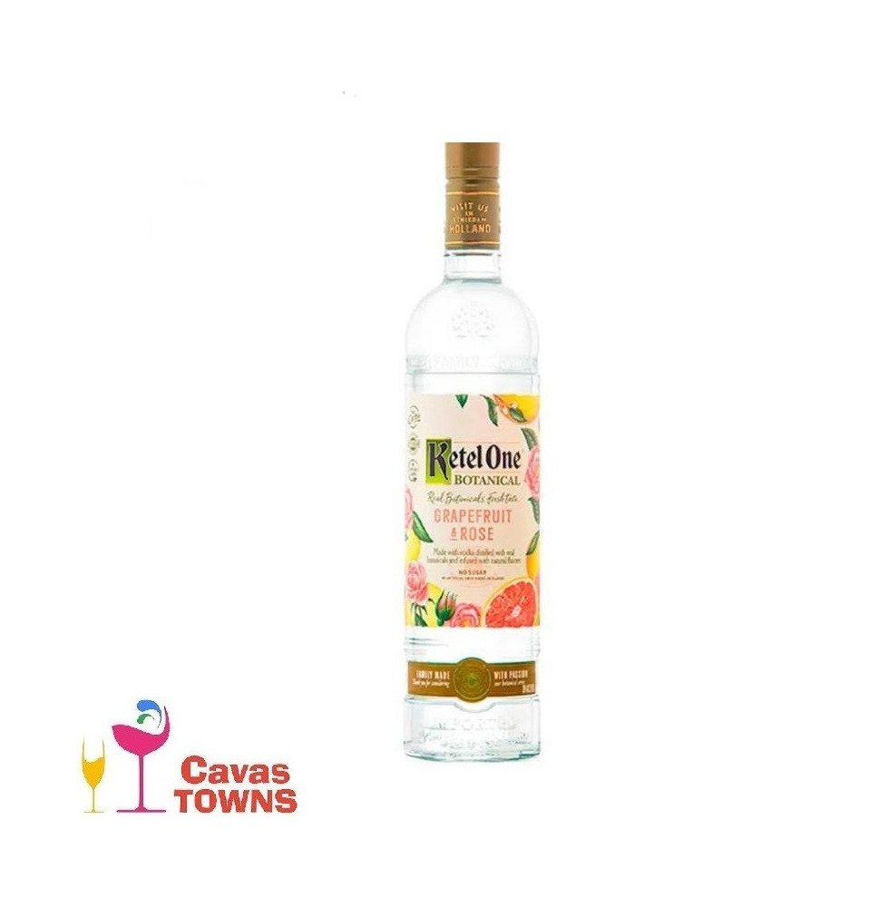 Vodka Ketel One Botanical Grapefuit & Rose 750 ml - Cavas Towns