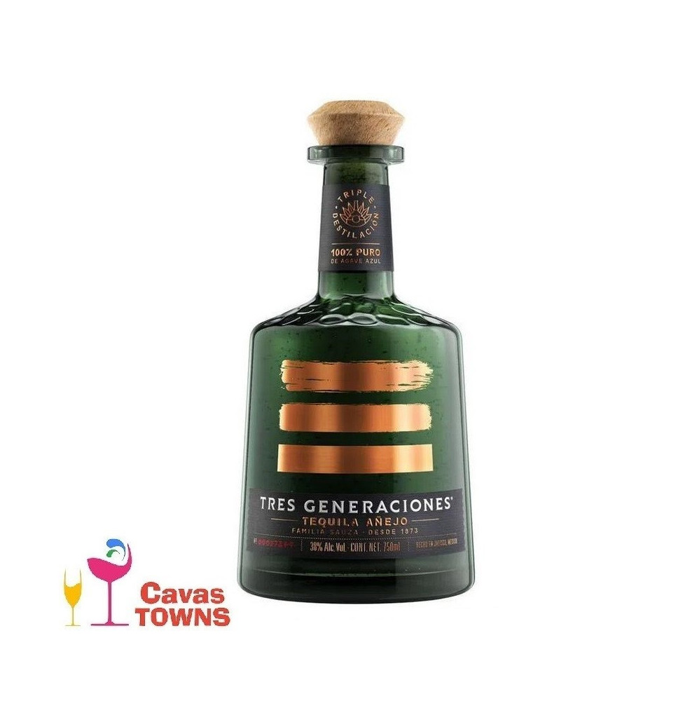 Tequila Tres Generaciones Añejo 750 ml - Cavas Towns