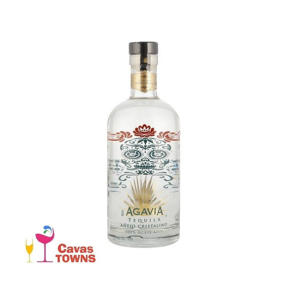Tequila Agavia Añejo Cristalino 750 ml - Cavas Towns