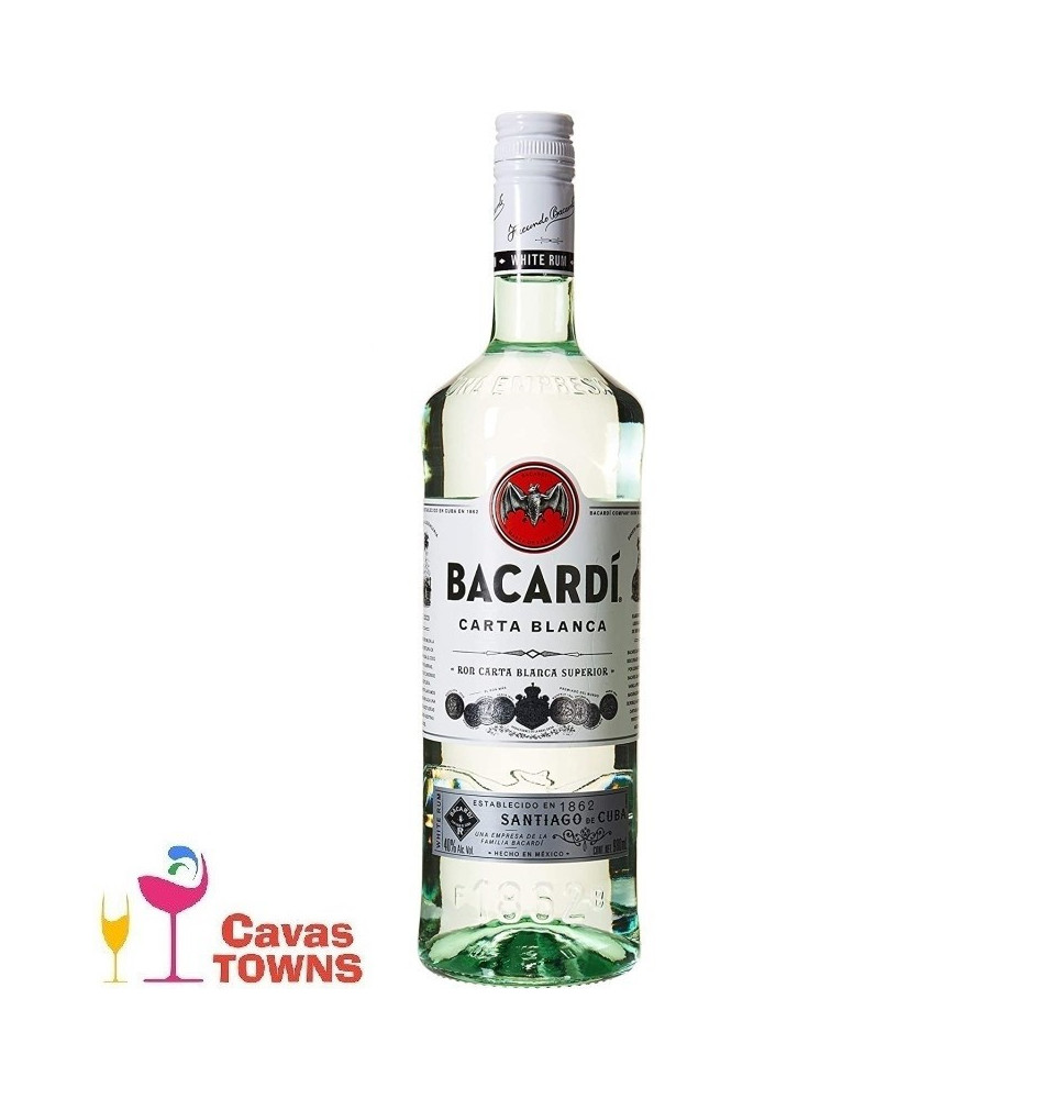 Ron Bacardi Blanco 980 Ml - Cavas Towns