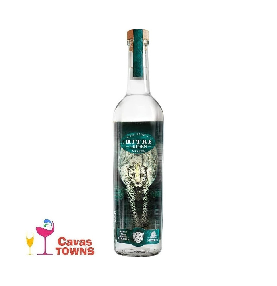 Mezcal Mitre Origen Artesanal Joven 100% Maguey Espadín Oaxaca - Cavas Towns