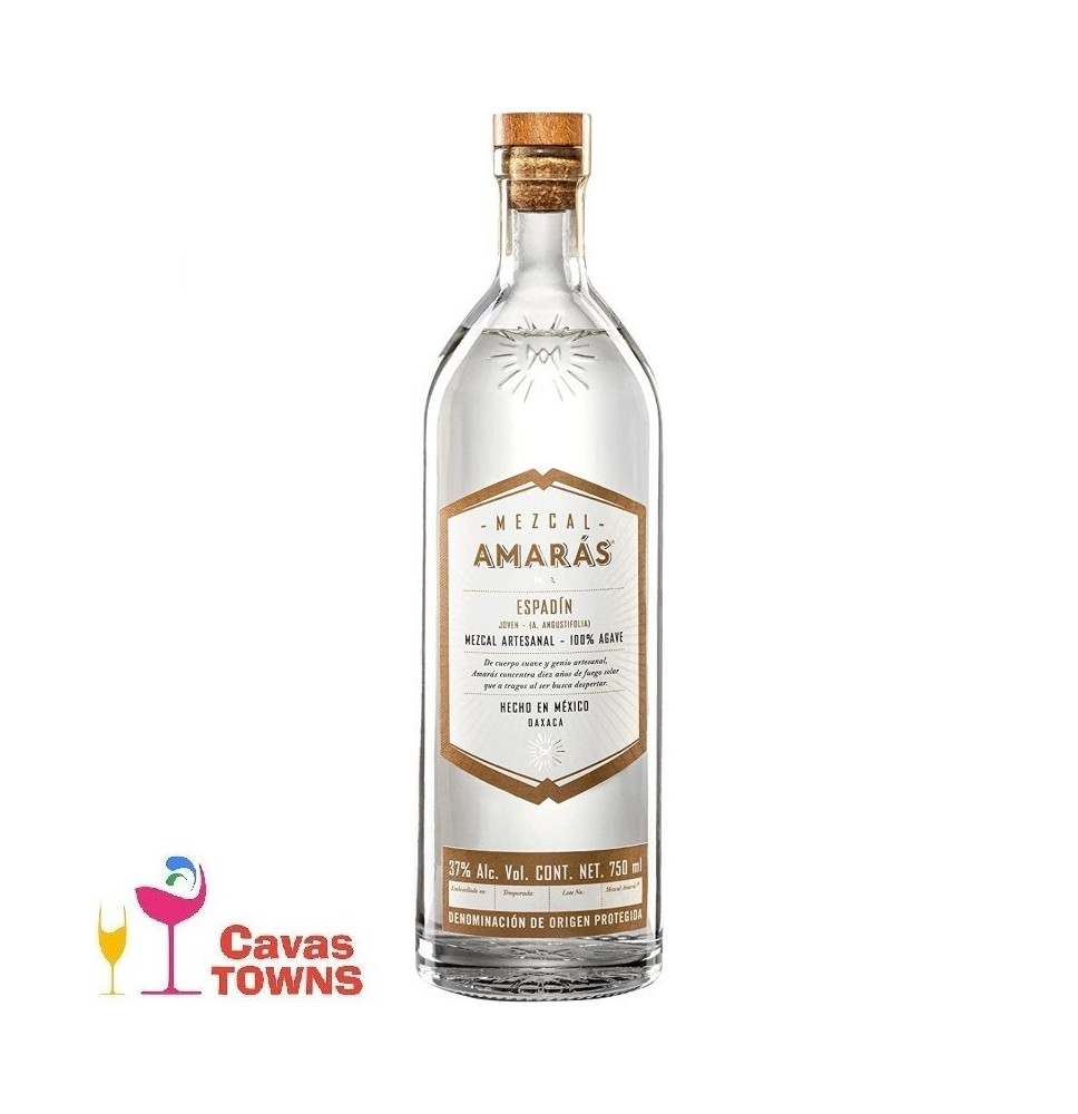 Mezcal Amaras Espadín Joven 750 ml - Cavas Towns