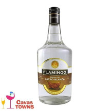 Licor Flamingo De Cacao Blanco 1L. - Cavas Towns