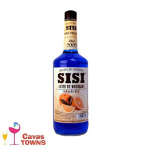 Licor Sisi de Curacao Azul 1000 ml - Cavas Towns