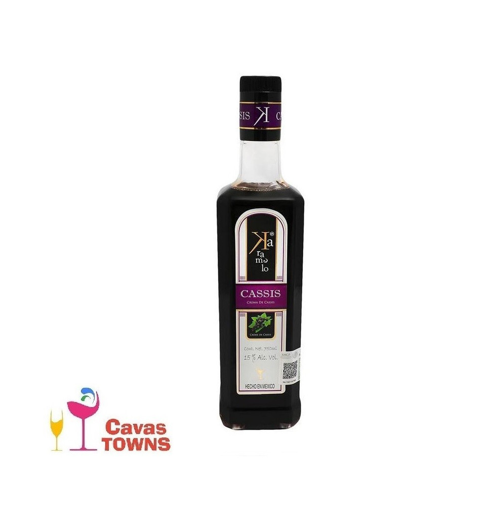 Licor Karamelo De Cassis 750 ml - Cavas Towns Licor Karamelo De Cassis 750 ml - Cavas Towns