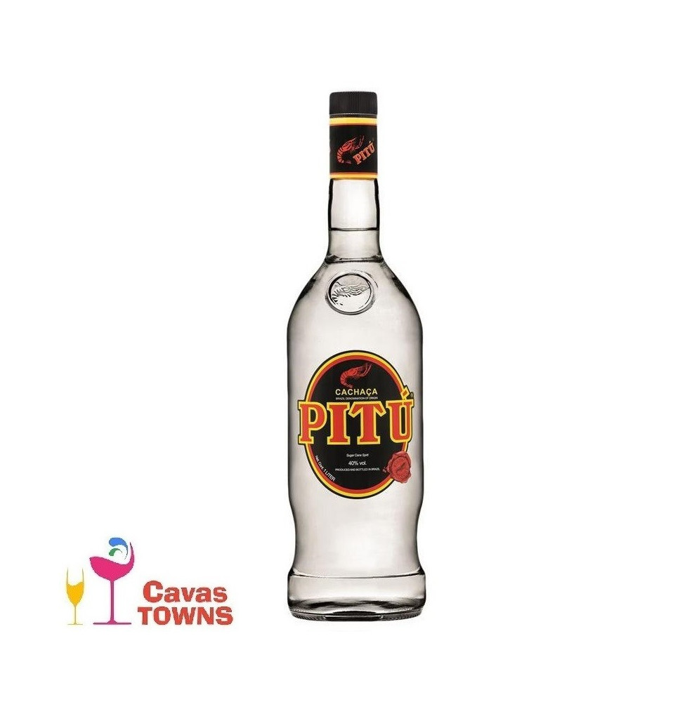 Cachaza Pitu Brasileña 1000 ml - Cavas Towns