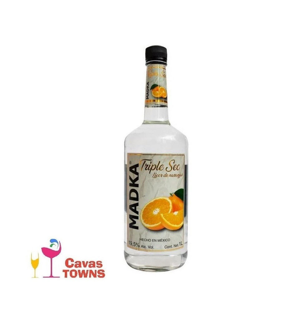 Licor Madka Triple Sec 1000 ml - Cavas Towns Licor Madka Triple Sec 1000 ml - Cavas Towns