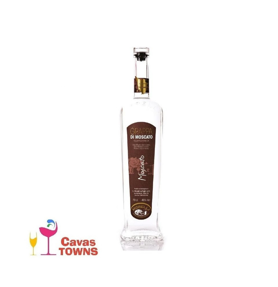 Grappa Di Moscato Morelli 700 ml - Cavas Towns Grappa Di Moscato Morelli 700 ml - Cavas Towns