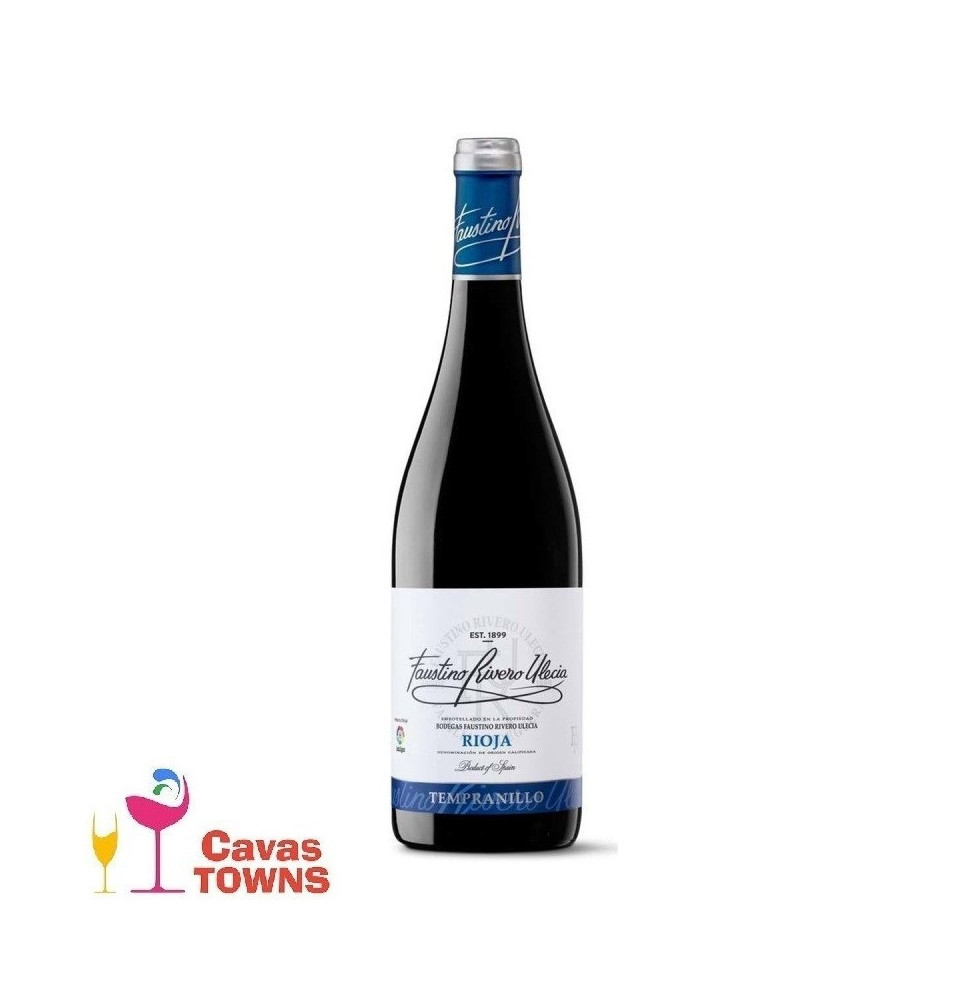 Vino Tinto Faustino Rivero Ulecia Joven Tempranillo 750 ml - Cavas Towns Vino Tinto Faustino Rivero Ulecia Joven Tempranillo 750 ml - Cavas Towns