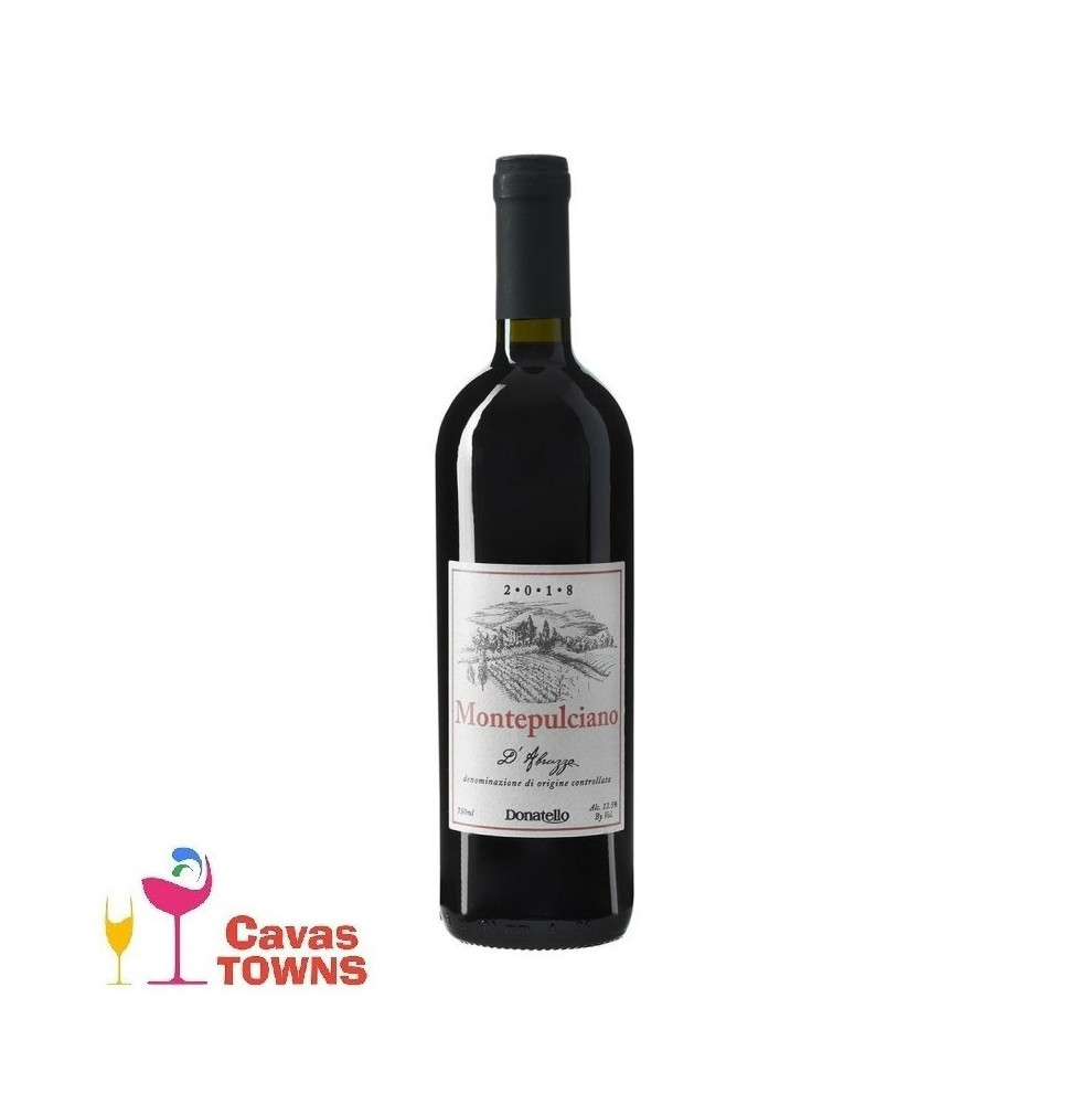 Vino Tinto Donatello Montepulciano 750ml - Cavas Towns Vino Tinto Donatello Montepulciano 750ml - Cavas Towns