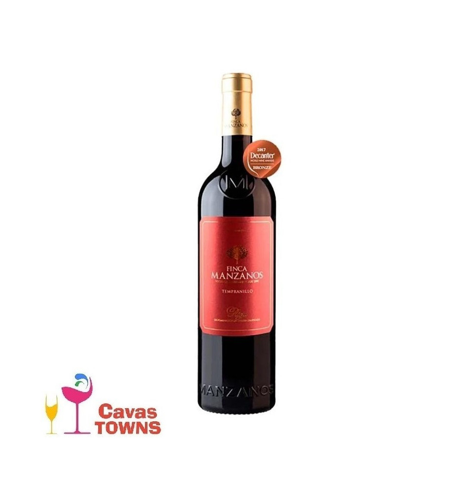 Vino Tinto Finca Manzanos Tempranillo Joven 750 ml - Cavas Towns Vino Tinto Finca Manzanos Tempranillo Joven 750 ml - Cavas Towns