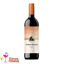 Vino Tinto Toro Bravo Tempranillo Merlot 750 ml - Cavas Towns