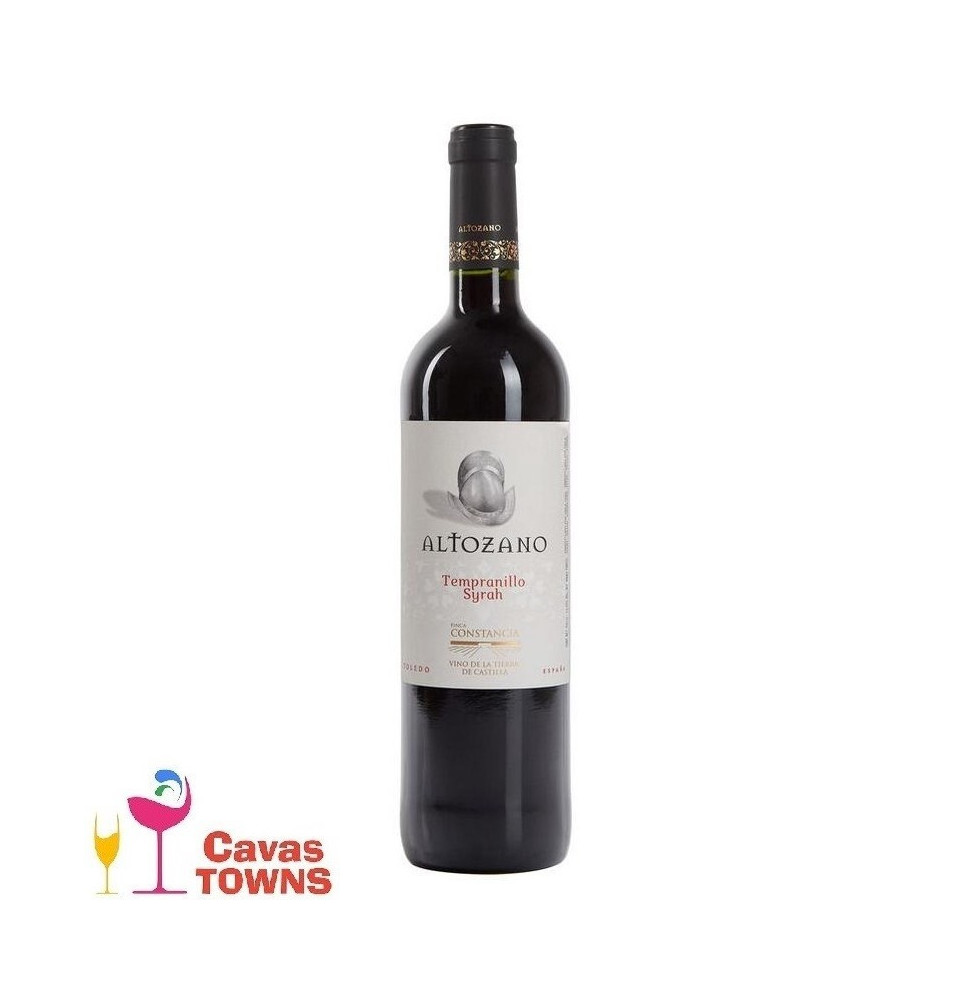 Vino Tinto Altozano Tempranillo-Syrah 2020 750 ml - Cavas Towns Vino Tinto Altozano Tempranillo-Syrah 2020 750 ml - Cavas Towns