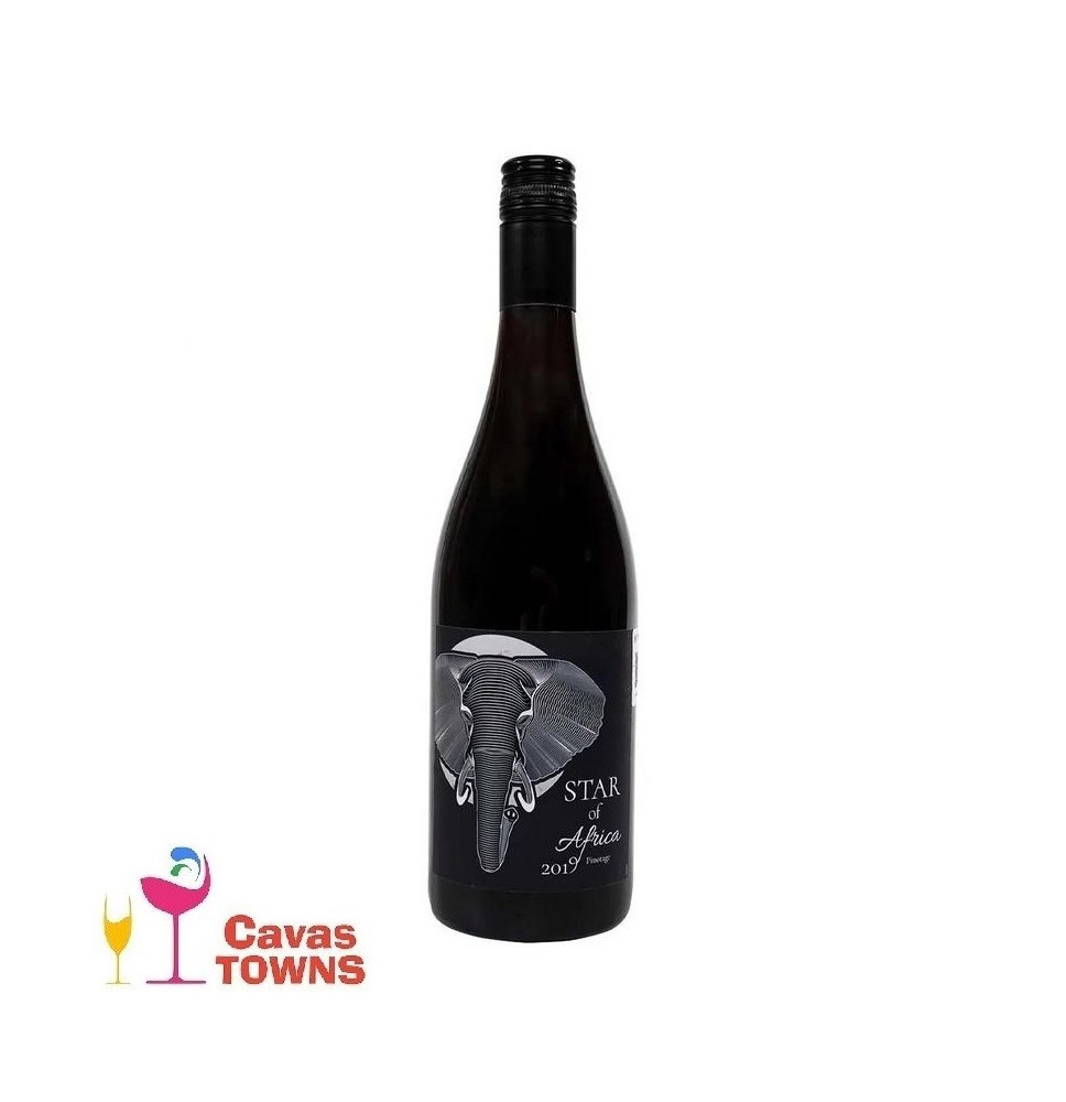 Vino Tinto Star of Africa Pinotage 750ml - Cavas Towns