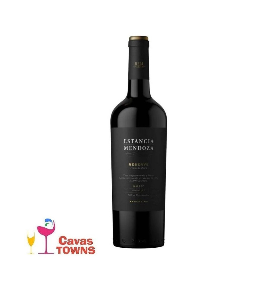 Vino Tinto Estancia Mendoza Reserva Malbec 750 ml - Cavas Towns Vino Tinto Estancia Mendoza Reserva Malbec 750 ml - Cavas Towns