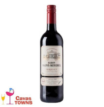 Vino Tinto Baron Saint-Mitchel Bordeaux 750 ml - Cavas Towns