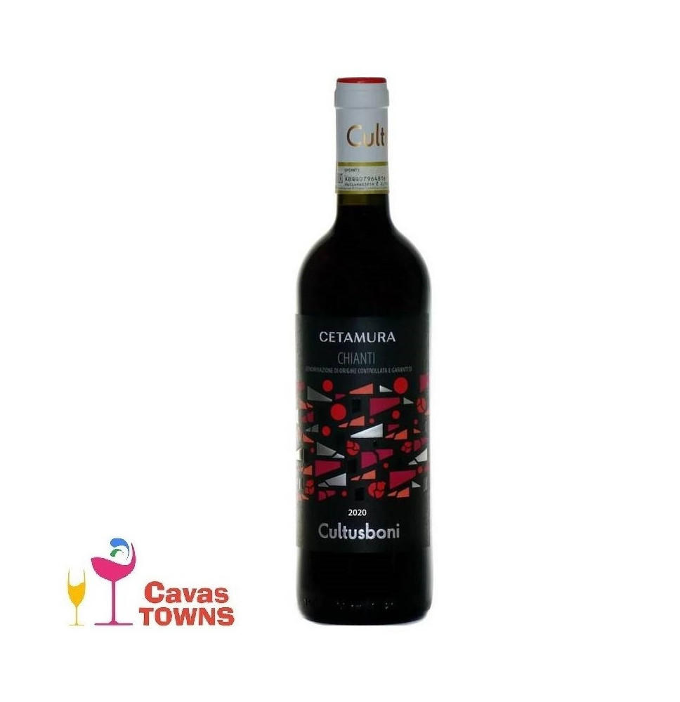 Vino Tinto Italiano Chianti Cetamura Sangiovese 750 ml - Cavas Towns Vino Tinto Italiano Chianti Cetamura Sangiovese 750 ml - Cavas Towns