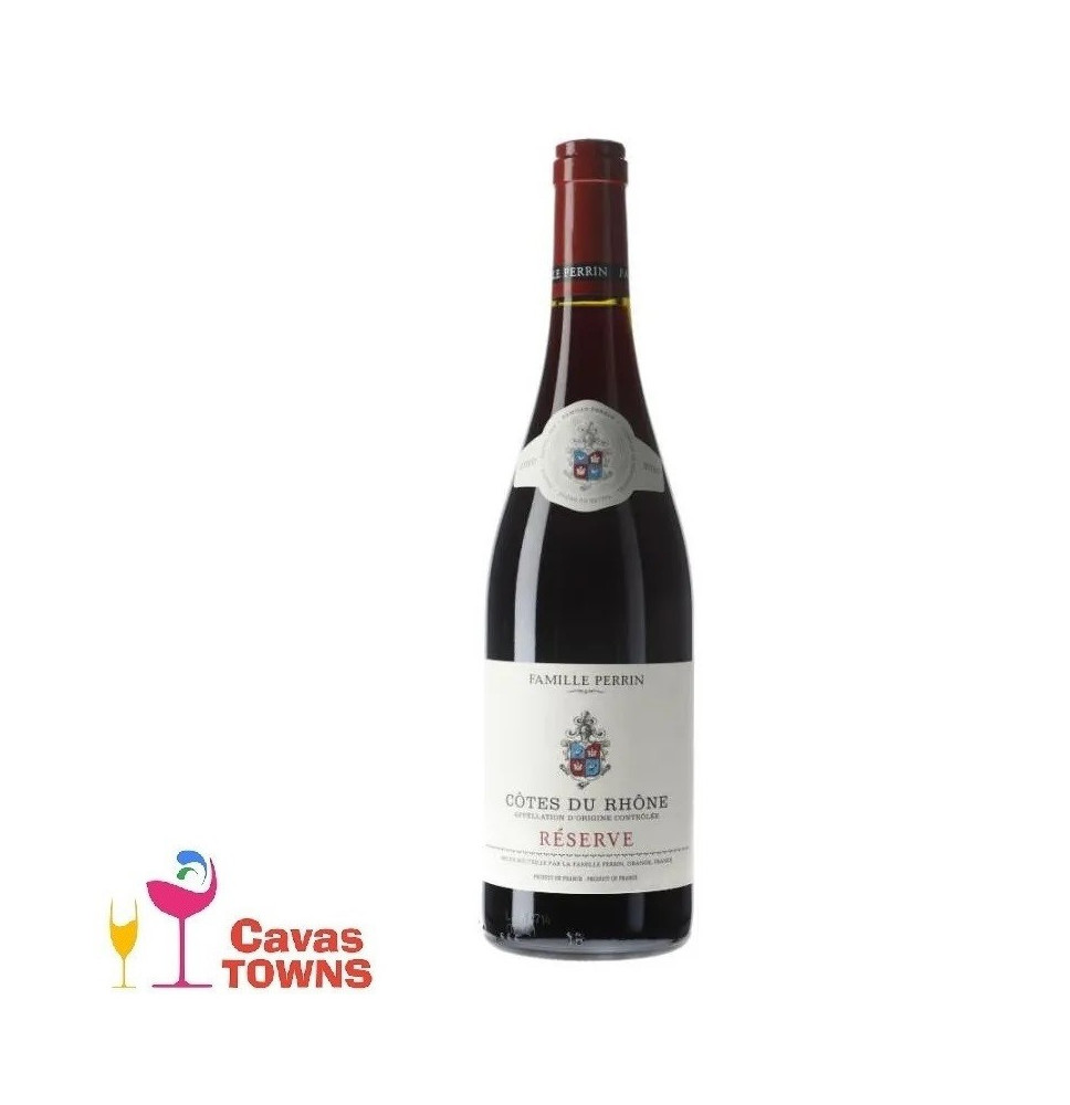 Vino Tinto Frances Domaine Perrin Cotes Du Rhone Reserva 750ml - Cavas Towns