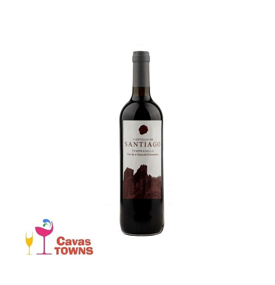 Vino Tinto Castillo De Santiago 750 Ml - Cavas Towns Vino Tinto Castillo De Santiago 750 Ml - Cavas Towns