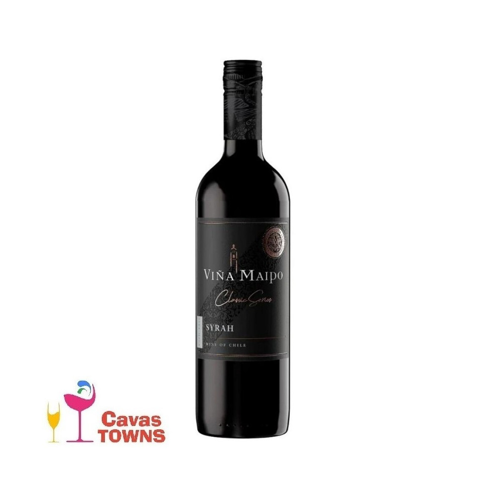 Vino Tinto Syrah Viña Maipo 750 ml - Cavas Towns