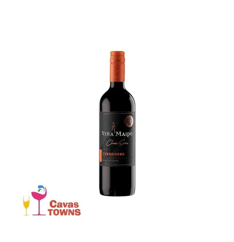 Vino Tinto Carmenere Viña Maipo 750 ml - Cavas Towns Vino Tinto Carmenere Viña Maipo 750 ml - Cavas Towns