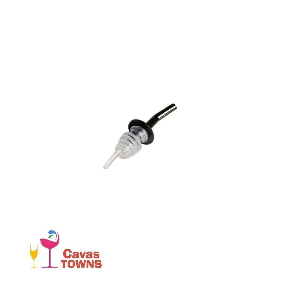 Dosificador para Botella de Plástico Negro - Cavas Towns