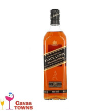Whisky Johnnie Walker Etiqueta Negra 1000 ml - Cavas Towns