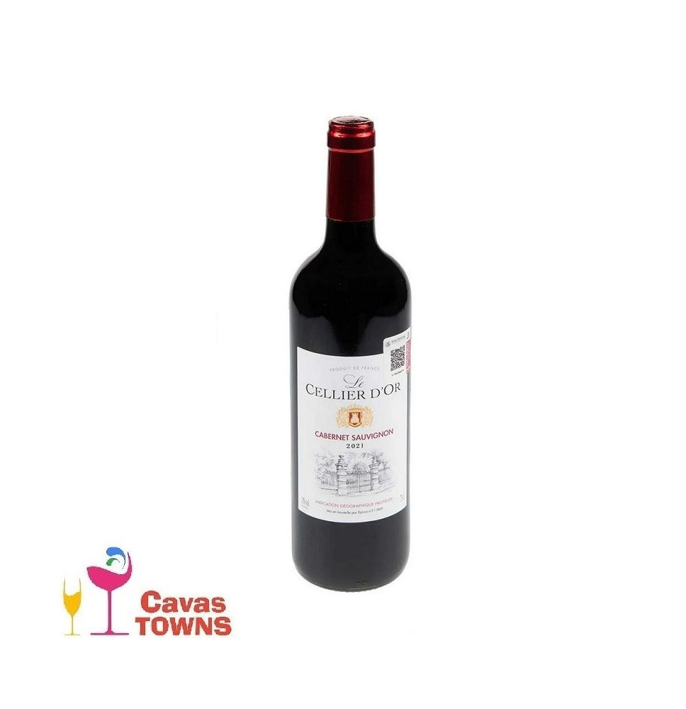 Vino Tinto Frances Cellier d'Or IGP 750 ml - Cavas Towns