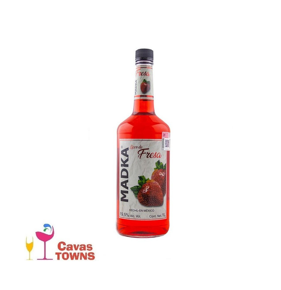 Licor Madka De Fresa 1000 ml - Cavas Towns Licor Madka De Fresa 1000 ml - Cavas Towns