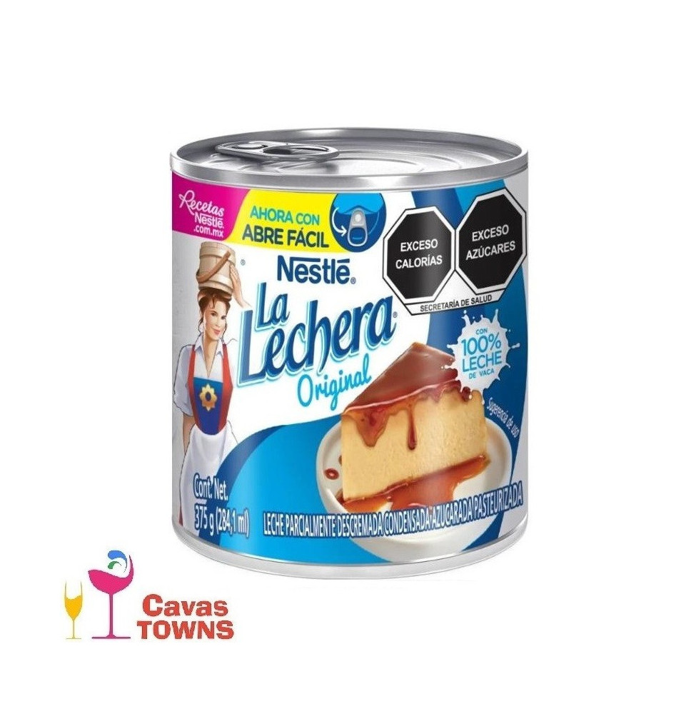 Leche condensada Nestlé La Lechera original 375 g - Cavas Towns Leche condensada Nestlé La Lechera original 375 g - Cavas Towns