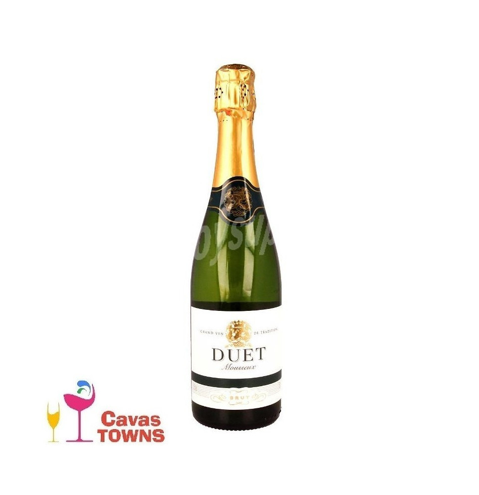 Vino Espumoso Español Duet Brut - 750 ml - Cavas Towns Vino Espumoso Español Duet Brut - 750 ml - Cavas Towns