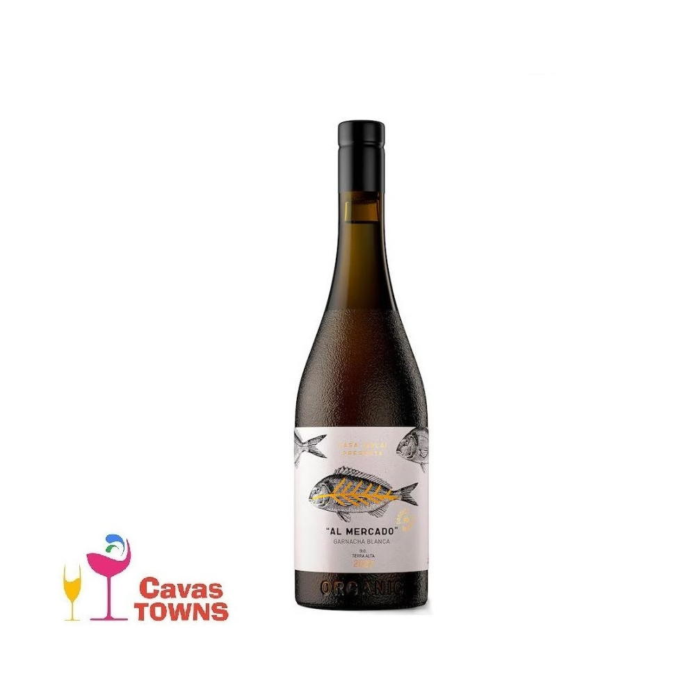 Vino Blanco Al Mercado Hola Barcelona Garnacha 750 ml - Cavas Towns