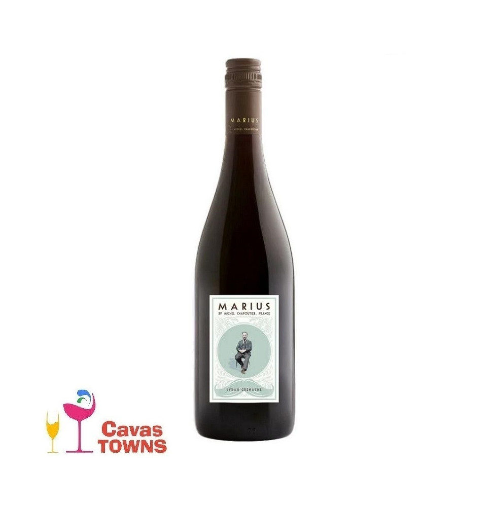 Vino Tinto Frances Pays Doc, Marius Chapoutier Syrah 750 ml - Cavas Towns