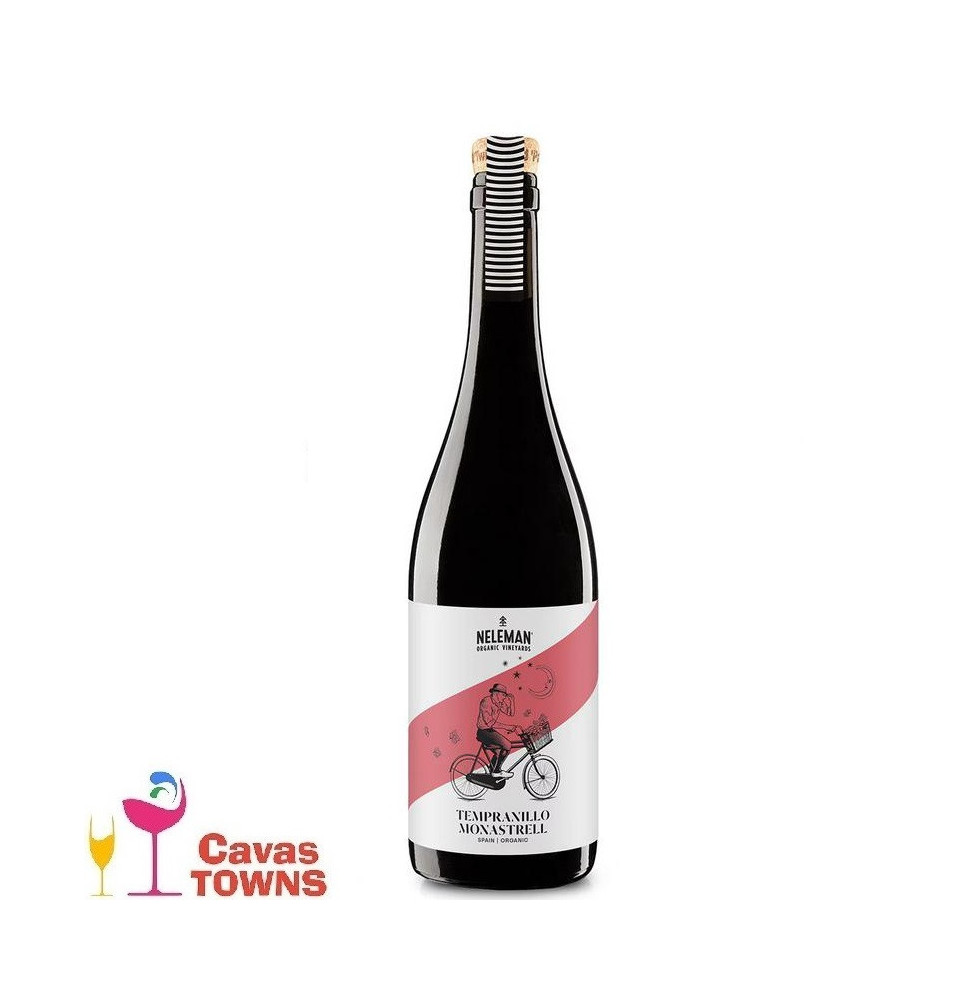 Vino Tinto NeleMan Valencia Tempranillo Monastrell 750 ml - Cavas Towns
