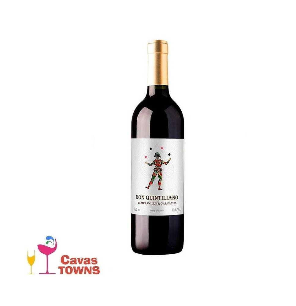 Vino Tinto Don Quintiliano Tempranillo Garnacha 750 ml - Cavas Towns