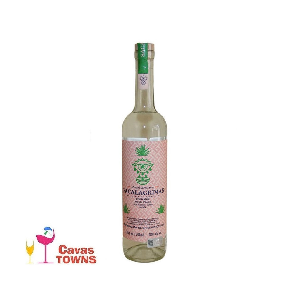 Mezcal Sacalagrimas Artesanal 750 ml - Cavas Towns Mezcal Sacalagrimas Artesanal 750 ml - Cavas Towns