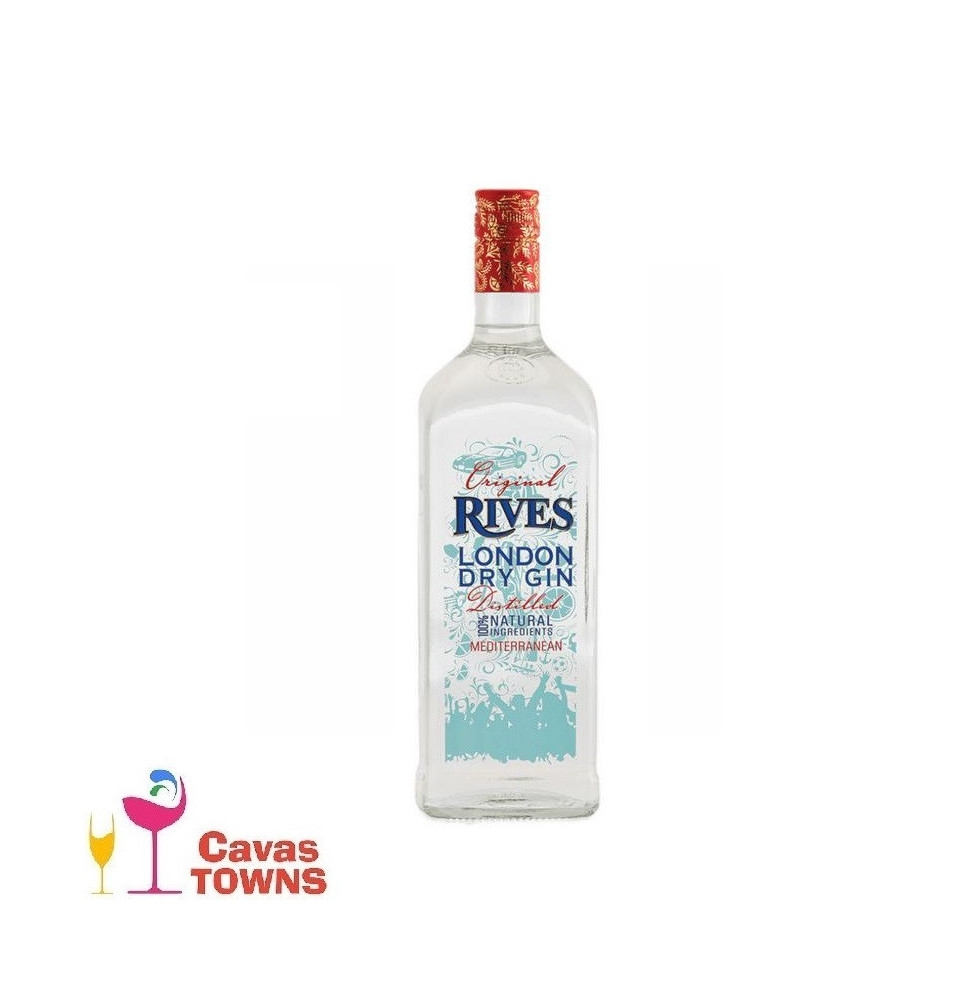 Ginebra Rives London Dry Mediterranean 700 ml - Cavas Towns Ginebra Rives London Dry Mediterranean 700 ml - Cavas Towns
